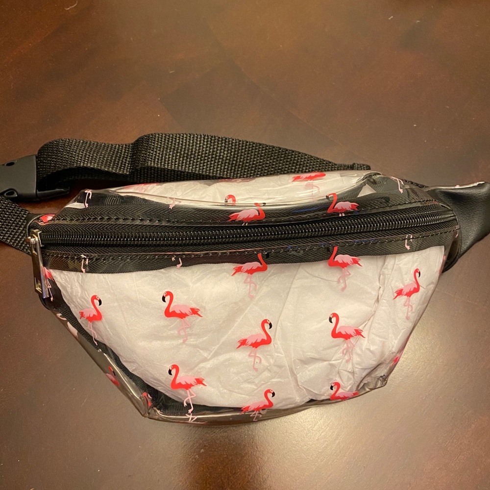 Flamingo belted waist purse (Fanny pack)